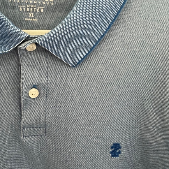 IZOD Advantage Performance Natural Stretch Size XL Blue - Picture 3 of 4